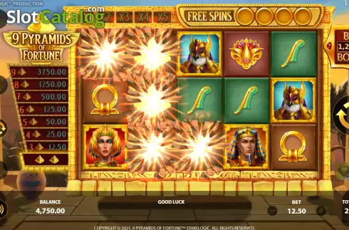 Скрин5. 9 Pyramids of Fortune слот