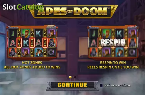 Скрин2. Apes of Doom слот