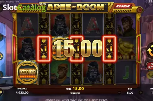 Скрин6. Apes of Doom слот