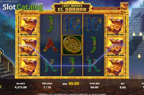 Скрин9. Lost Riches of El Dorado слот