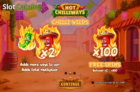 Скрин2. Hot Chilliways слот