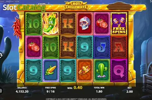 Скрин8. Hot Chilliways слот