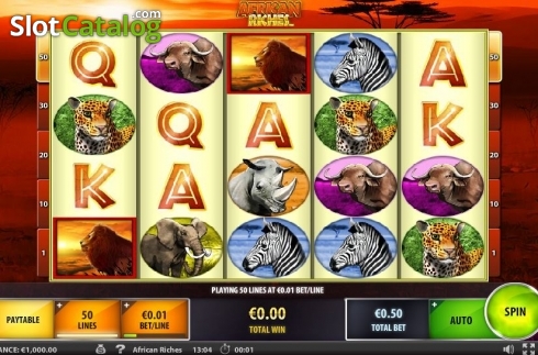 Скрин2. African Riches слот