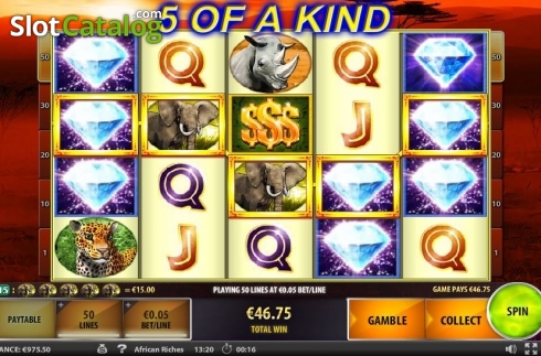 Скрин3. African Riches слот