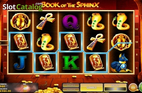 Скрин3. Book of the Sphinx слот
