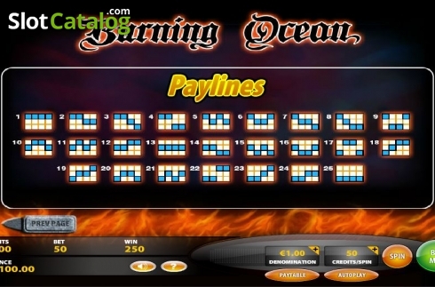 Скрин5. Burning Ocean слот
