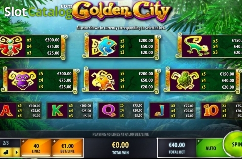 Скрин4. Golden City (IGT) слот