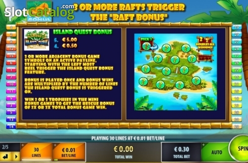 Скрин6. Island Quest слот