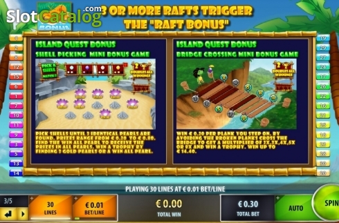 Скрин7. Island Quest слот
