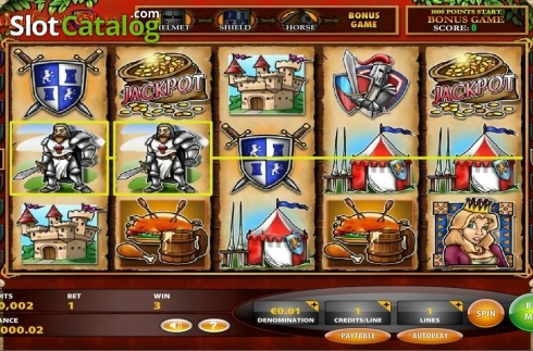 Скрин2. Knights of Glory слот