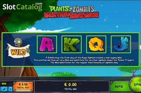 Скрин7. Plants vs Zombies: Backyard Showdown слот