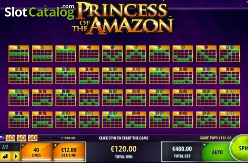 Скрин5. Princess of the Amazon слот