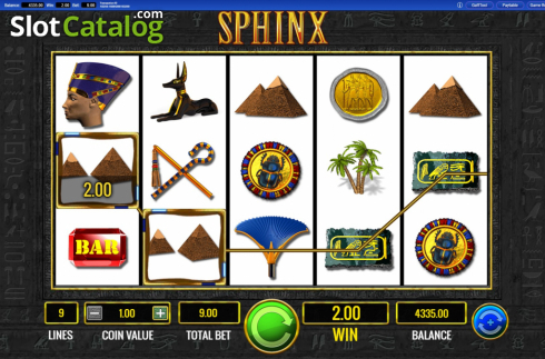 Скрин5. Sphinx слот