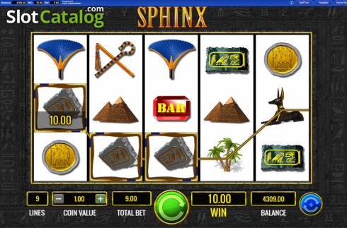 Скрин6. Sphinx слот