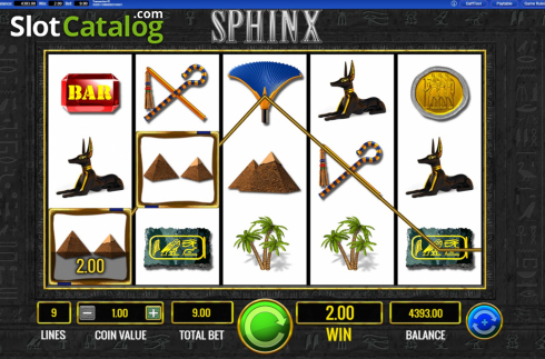 Скрин3. Sphinx слот