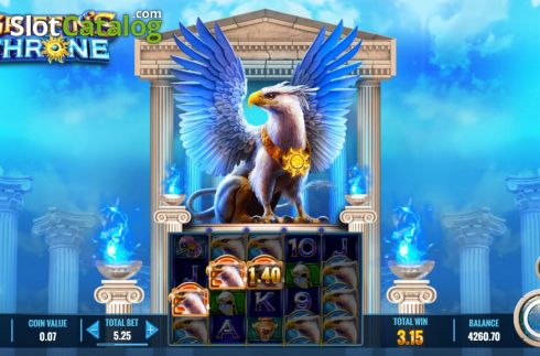 Скрин4. Griffins Throne слот