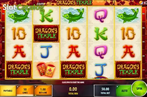 Скрин4. Dragon's Temple слот
