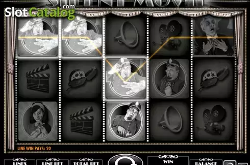 Скрин3. Silent Movie слот