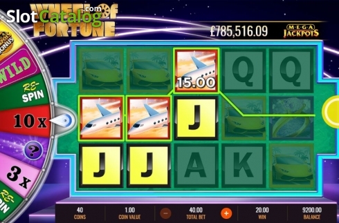Скрин5. Mega Jackpots Wheel of Fortune on Air слот