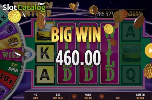 Скрин9. Mega Jackpots Wheel of Fortune on Air слот