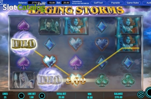 Скрин6. Raging Storms слот