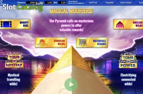 Скрин2. Pyramidion слот