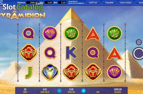 Скрин3. Pyramidion слот