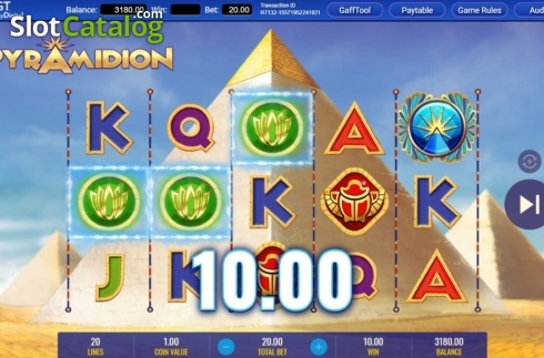 Скрин5. Pyramidion слот