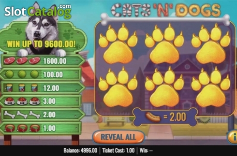 Скрин3. Cats 'N' Dogs слот