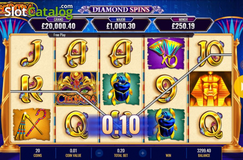 Скрин7. Cleopatra Diamond Spins слот