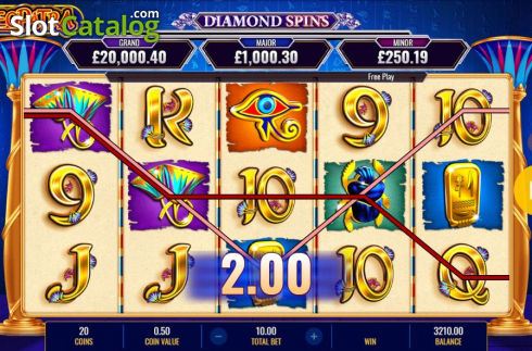 Скрин4. Cleopatra Diamond Spins слот
