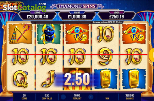 Скрин5. Cleopatra Diamond Spins слот
