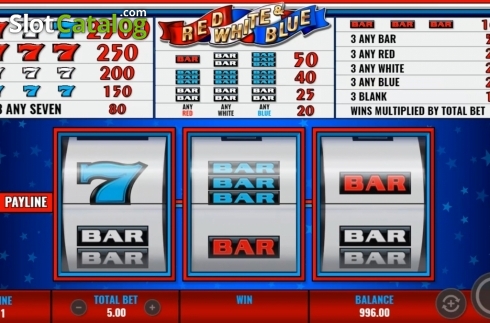 Скрин2. Red White & Blue (IGT) слот