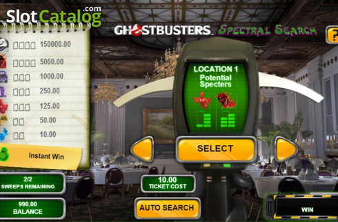 Скрин3. Ghostbusters Spectral Search слот