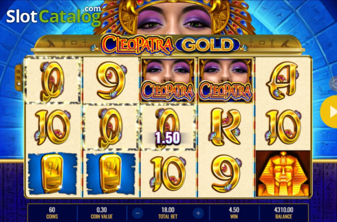 Скрин3. Cleopatra Gold слот