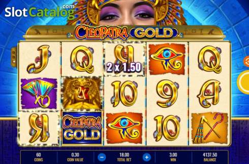 Скрин4. Cleopatra Gold слот