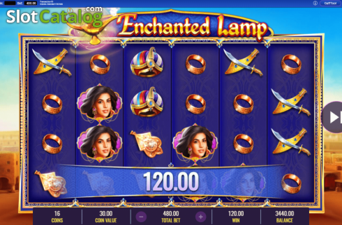 Скрин3. Enchanted Lamp слот