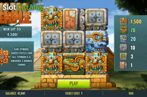Скрин2. Tic Tac Temple слот