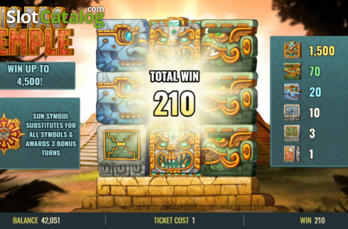Скрин4. Tic Tac Temple слот