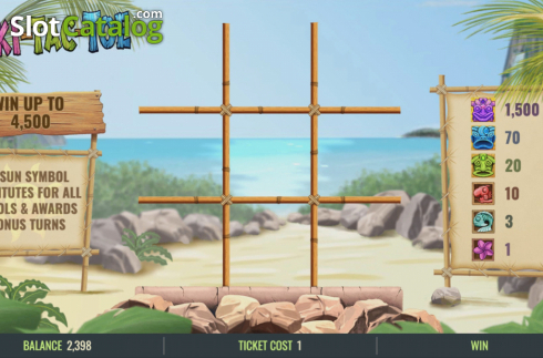 Скрин2. Tiki-Tac-Toe слот