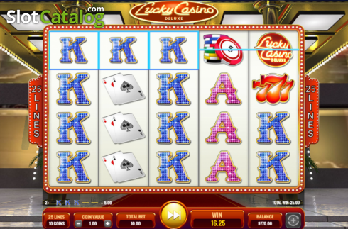 Скрин4. Lucky Casino Deluxe слот