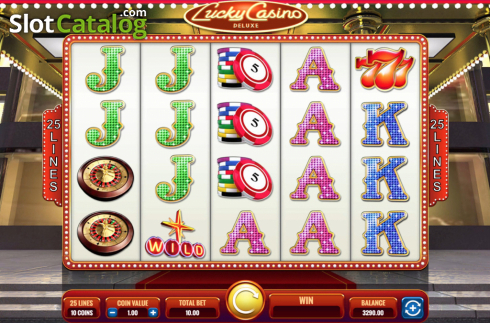 Скрин2. Lucky Casino Deluxe слот