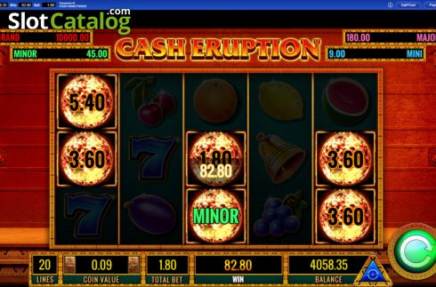 Скрин6. Cash Eruption слот