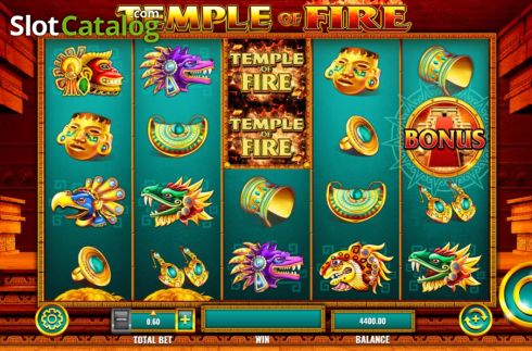Скрин3. Temple of Fire слот