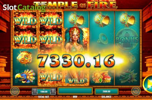 Скрин4. Temple of Fire слот