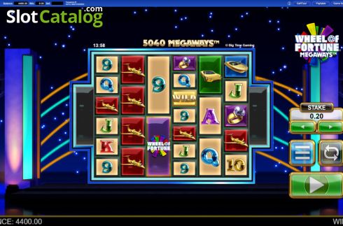 Скрин2. Wheel of Fortune Megaways слот
