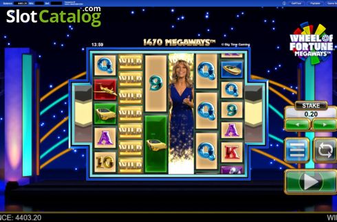 Скрин3. Wheel of Fortune Megaways слот