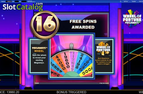 Скрин5. Wheel of Fortune Megaways слот