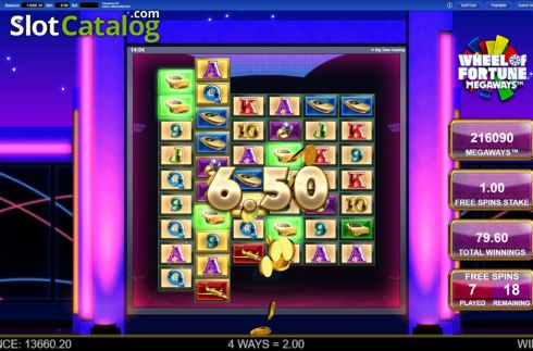 Скрин9. Wheel of Fortune Megaways слот
