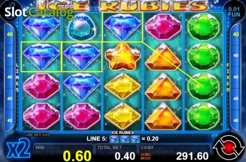 Скрин3. Ice Rubies слот